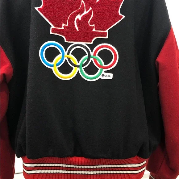 Vintage Roots 1998 Nagano Winter Olympics Team Canada Varsity Jacket – XL – Mint - Picture 8 of 16